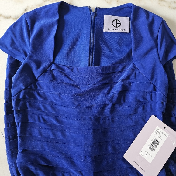 JS Collections Designer Dress Size 6 - Picture 6 of 7